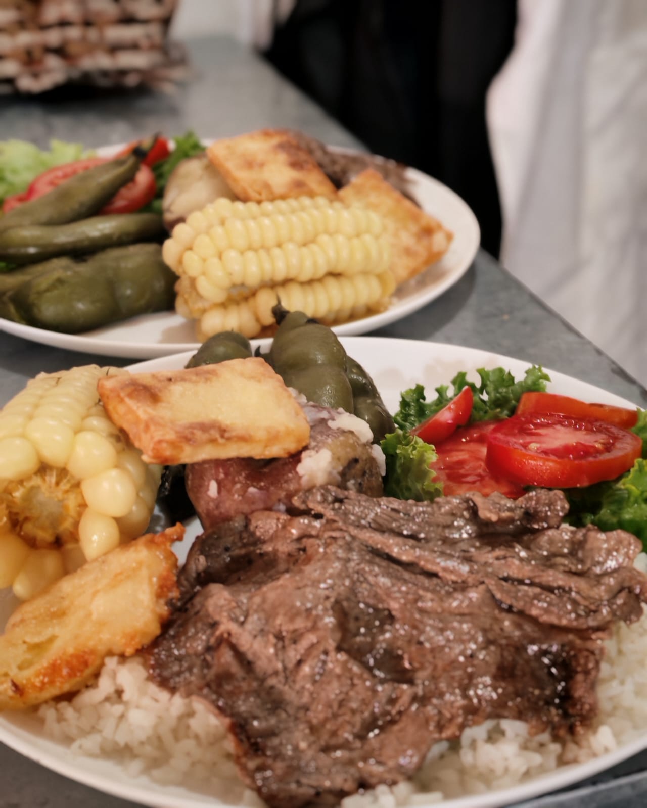 Plato andino con carne
