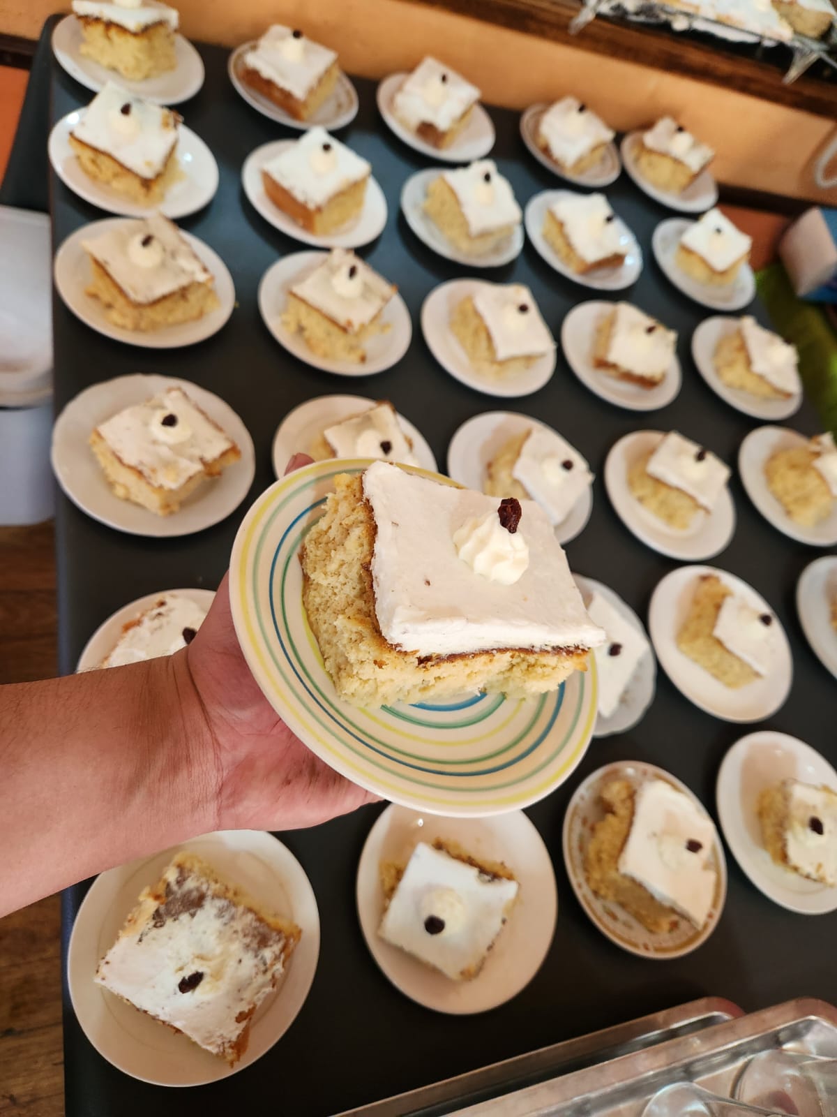Postre de vainilla