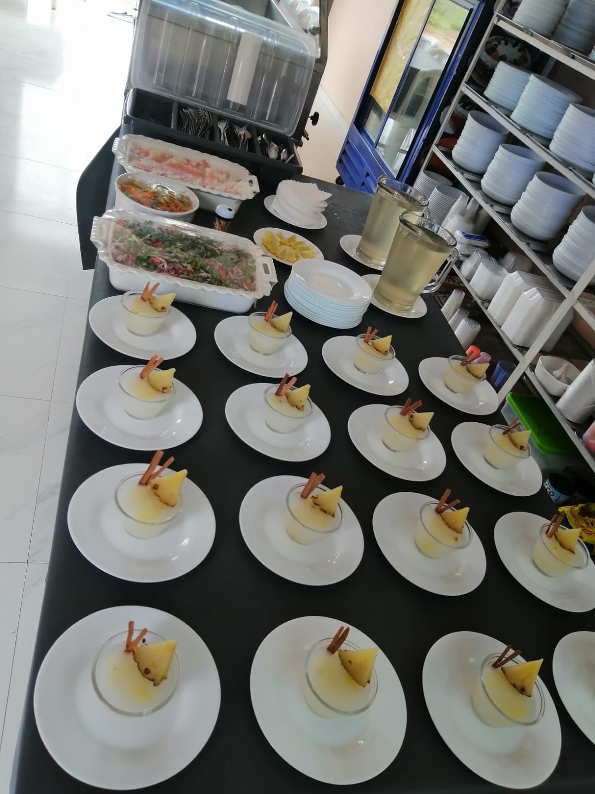 Postres en buffet